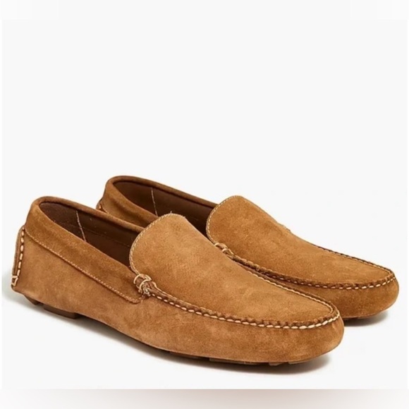 J. Crew Factory Suede Driving Loafers - Picture 1 of 10